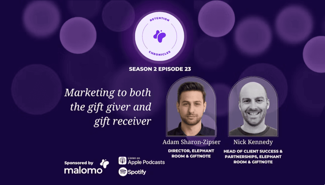 Giftnote on the Malomo Retention Chronicles Podcast