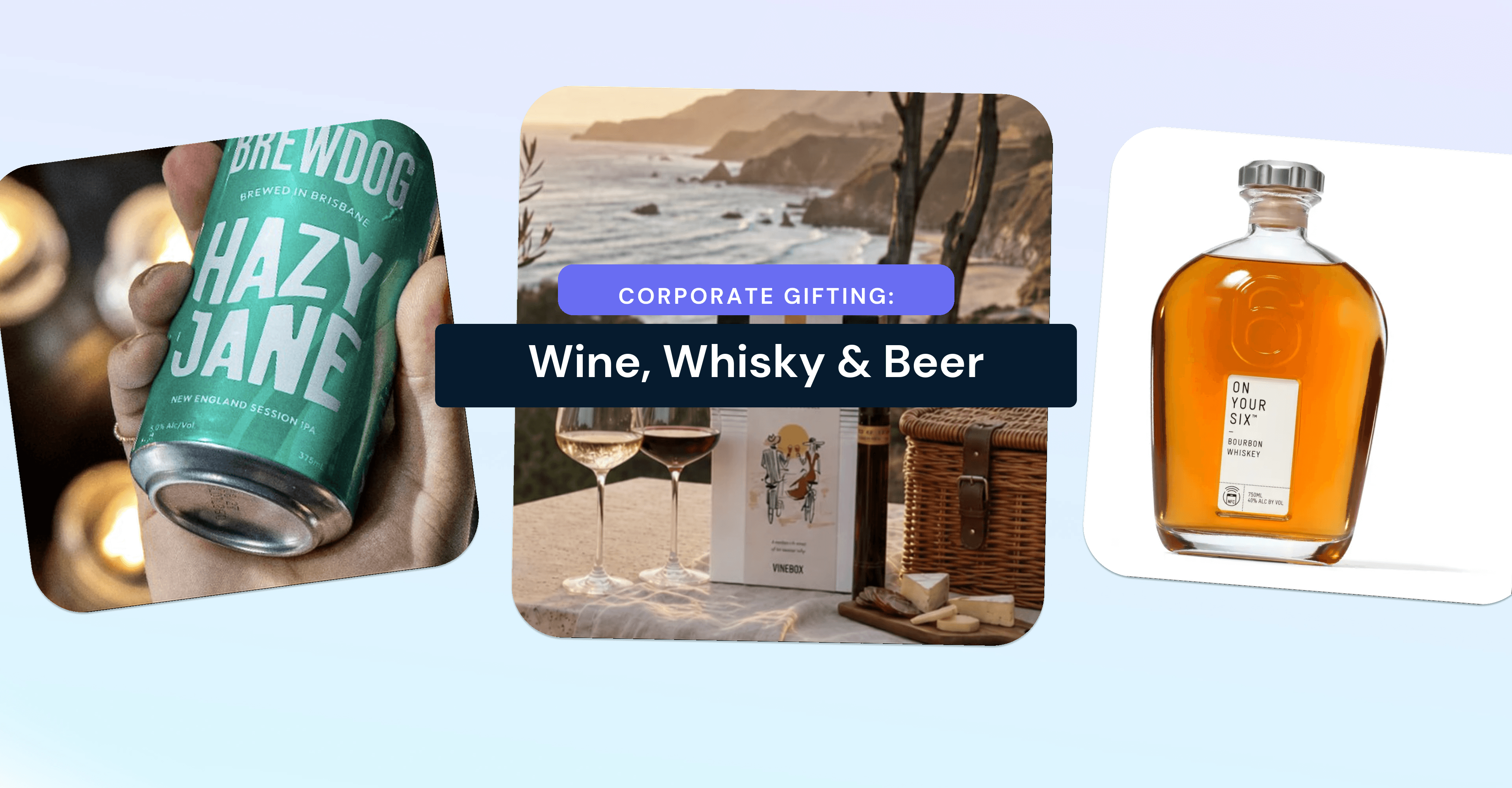 Wine, whisky and beer corporate gifts, and the non-alcoholic ones worth sending