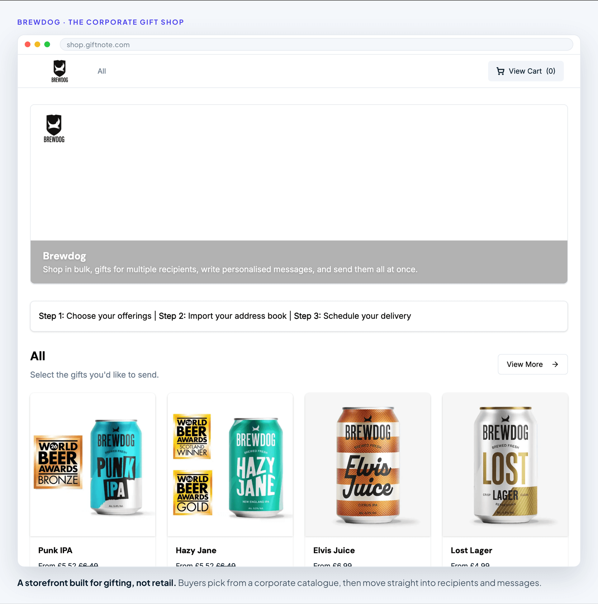 The BrewDog corporate gift shop